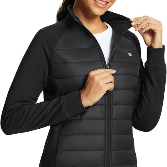 BALEAF Women's Lightweight Jacket Running Insulated Water-Resistant Fall Jacket - Picture 1 of 16